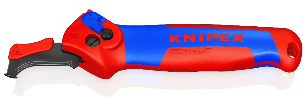 Knipex összehajtható blankoló kés Knipex-foldable-stripping-knife